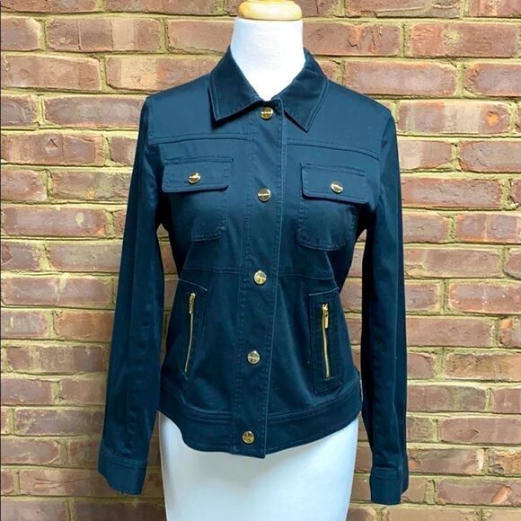 Jones New York Stretch Black Jacket Size Small - Picture 2 of 7